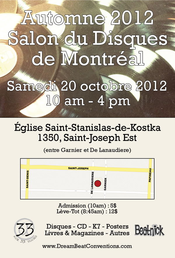 Le Salon du disque de Montréal – automne 2012