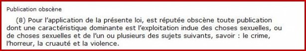 Poursuite grand-guignolesque