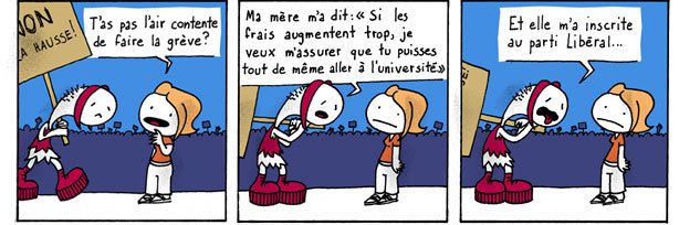 La grève étudiante