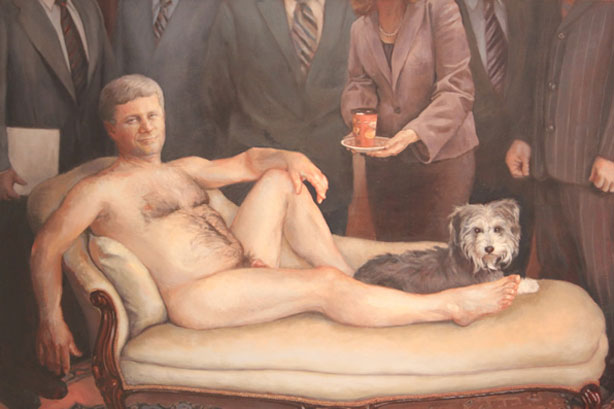Le nu de Stephen Harper a trouvé preneur