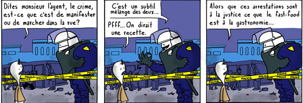 Les arrestations