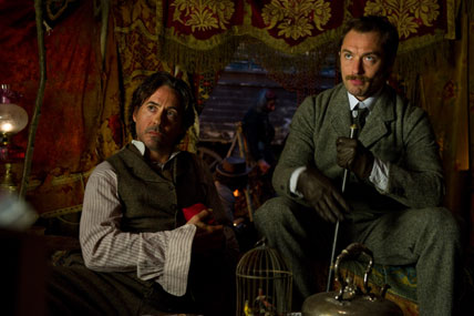 Une projection de Sherlock Holmes: Le Jeu des Ombres dans l'ancien moulin St-Joseph de La Pulperie