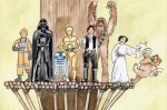 Le Repaire des 100 talents accueille les oeuvres de 16 artistes inspirés par <i>La Guerre des Étoiles</i>