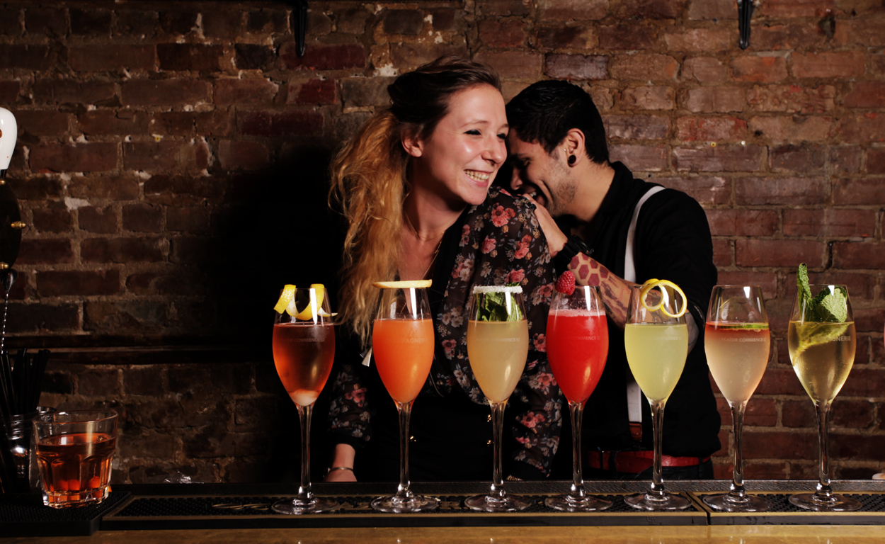 La Champagnerie: Bulles de dialogue sur le web
