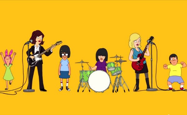 Sleater-Kinney et Bob's Burgers dans le clip haut en couleurs de A New Wave