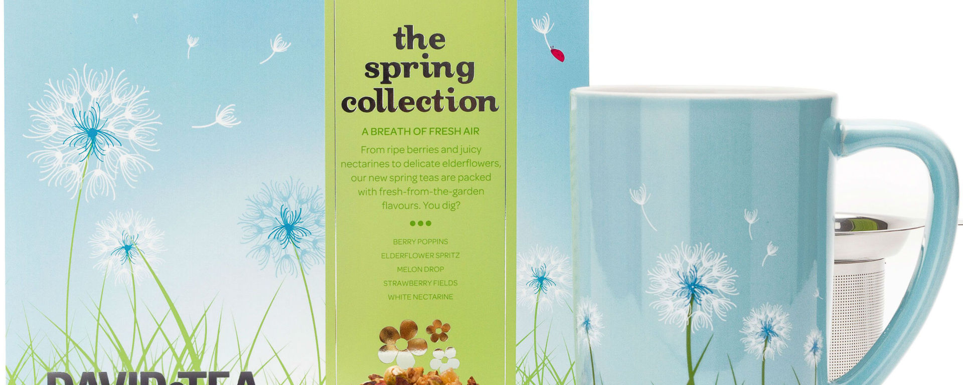 Le printemps est à l'honneur chez DAVIDsTEA