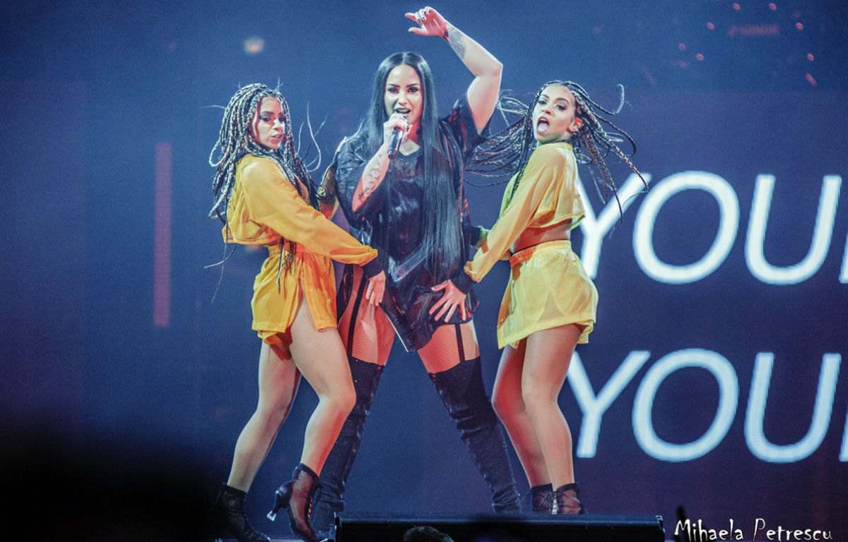 [Galerie photos] Demi Lovato et DJ Khaled au Centre Bell