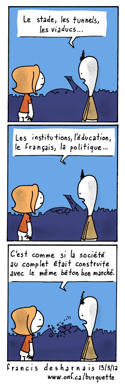 Le béton bon marché