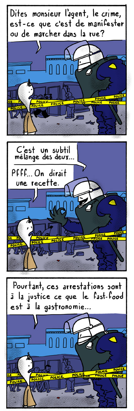 Les arrestations