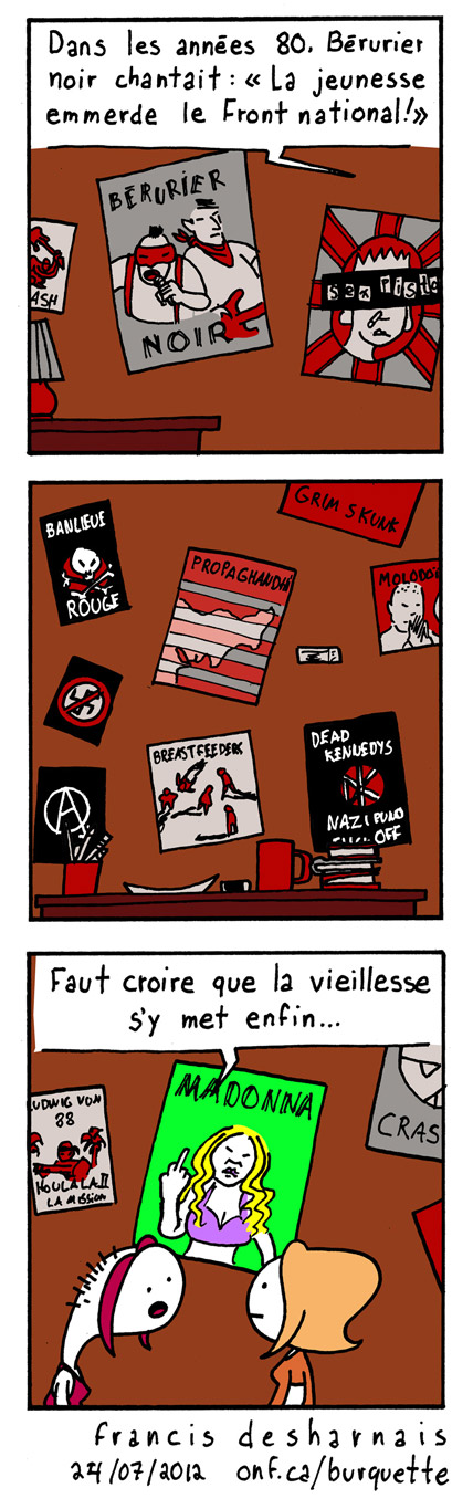 Le Front national poursuit Madonna