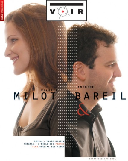 Val&eacute;rie Milot et Antoine Bareil. Cr&eacute;dit: &Eacute;tienne Boisvert