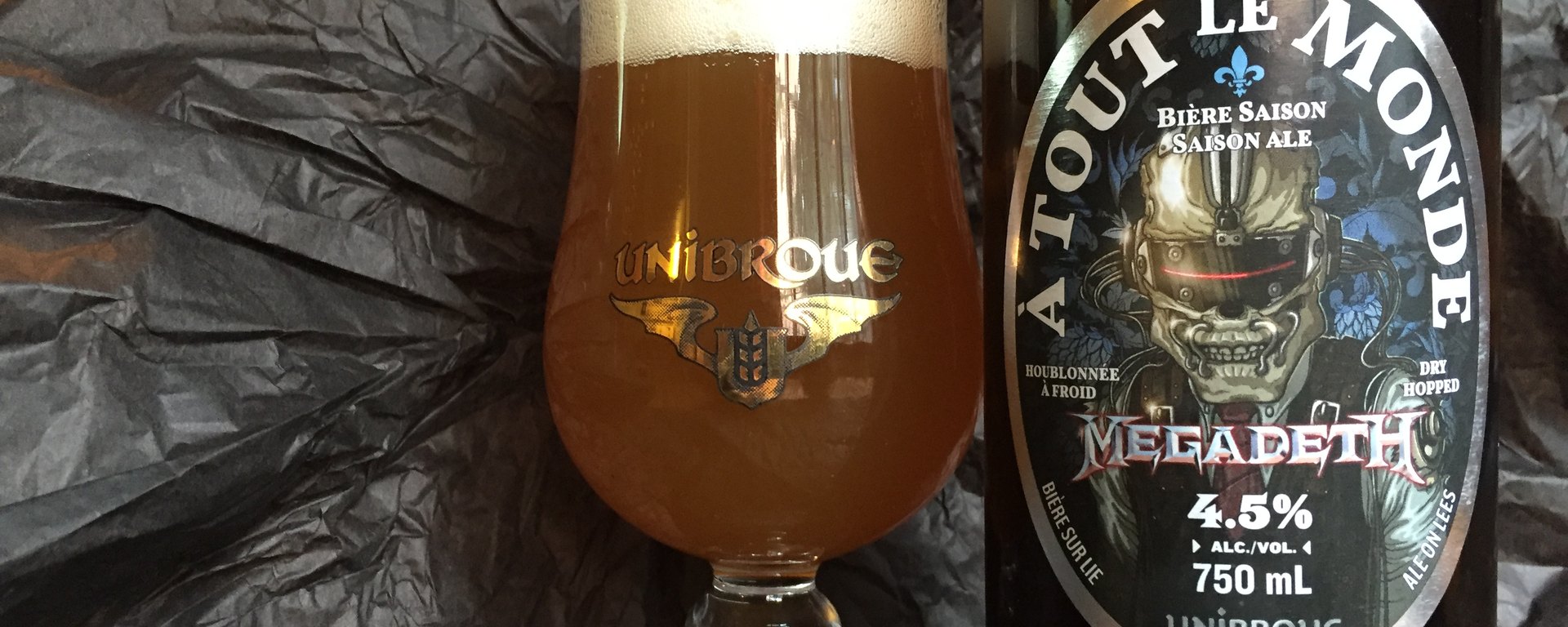 À Tout le Monde : Unibroue s'associe à Dave Mustaine le temps d'une broue