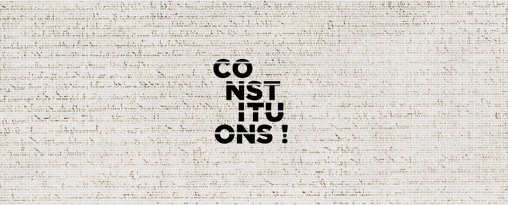 Se (re)constituer pour (re)penser l'avenir