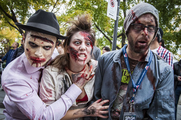 Galerie photos: la Marche des zombies de Montréal