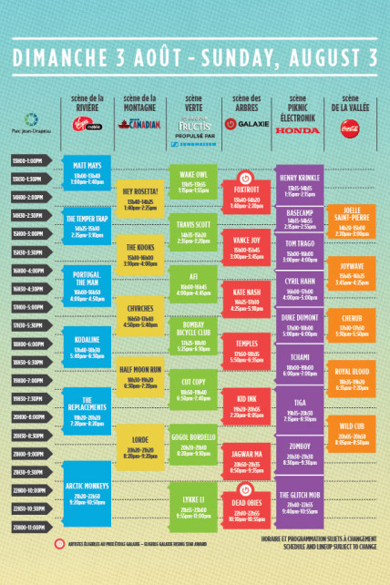 horaire osheaga3