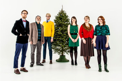La troupe des Contes à passer le temps de Noël 2013 (Crédit: Guillaume D. Cyr)