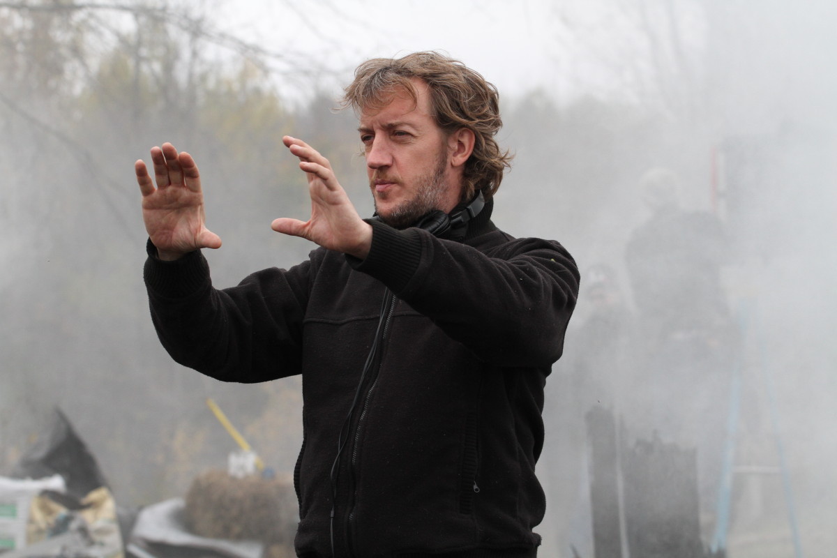 Jean-Philippe Duval sur le tournage de Chasse-Galerie : la légende / Crédit: Sébastien Raymond