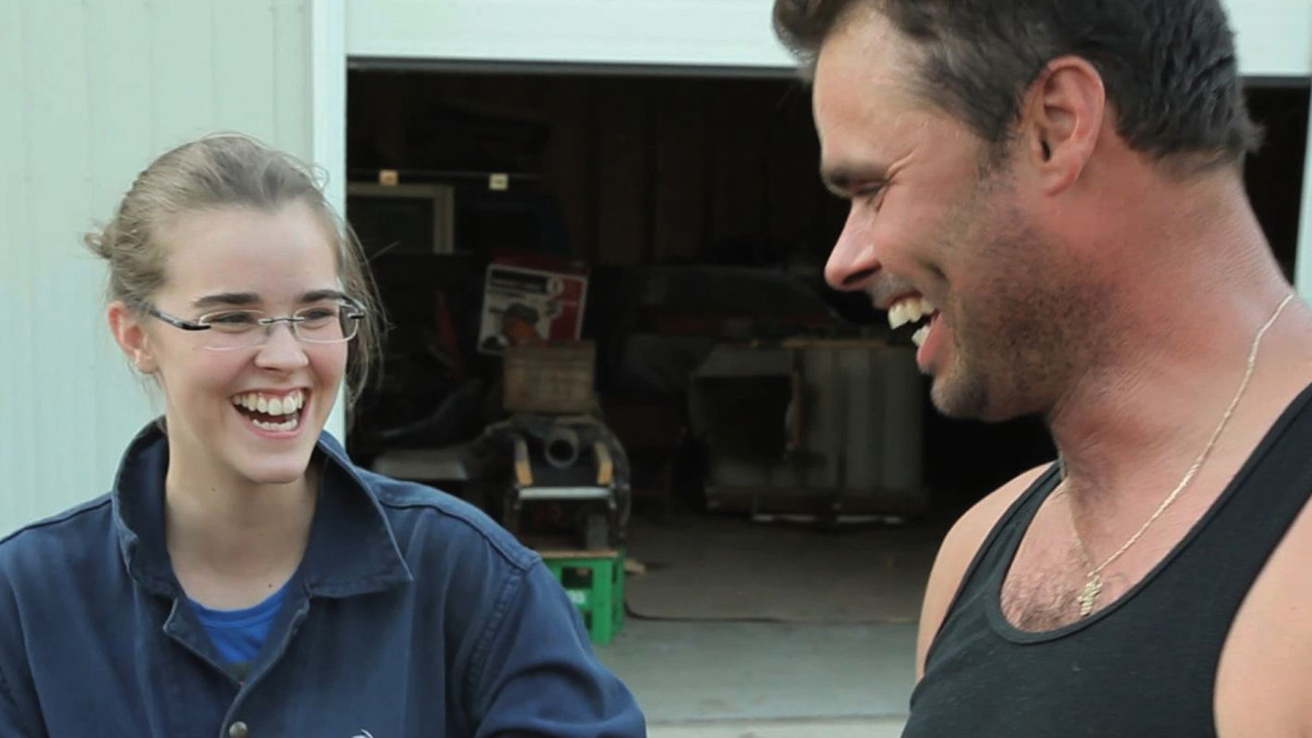 Marika Godbout et son père David, champion local / Eye Steel Films