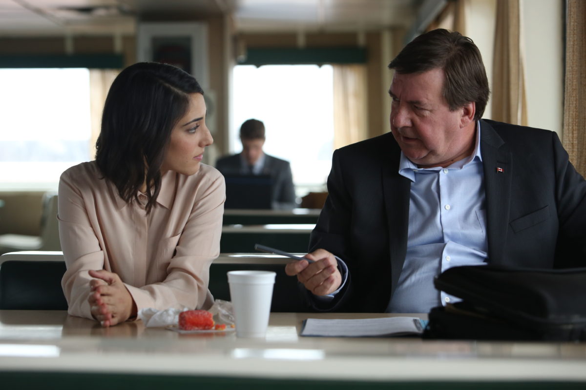 Nathalie Doummar et Remy Girard dans Pays (Crédit: Sébastien Raymond)