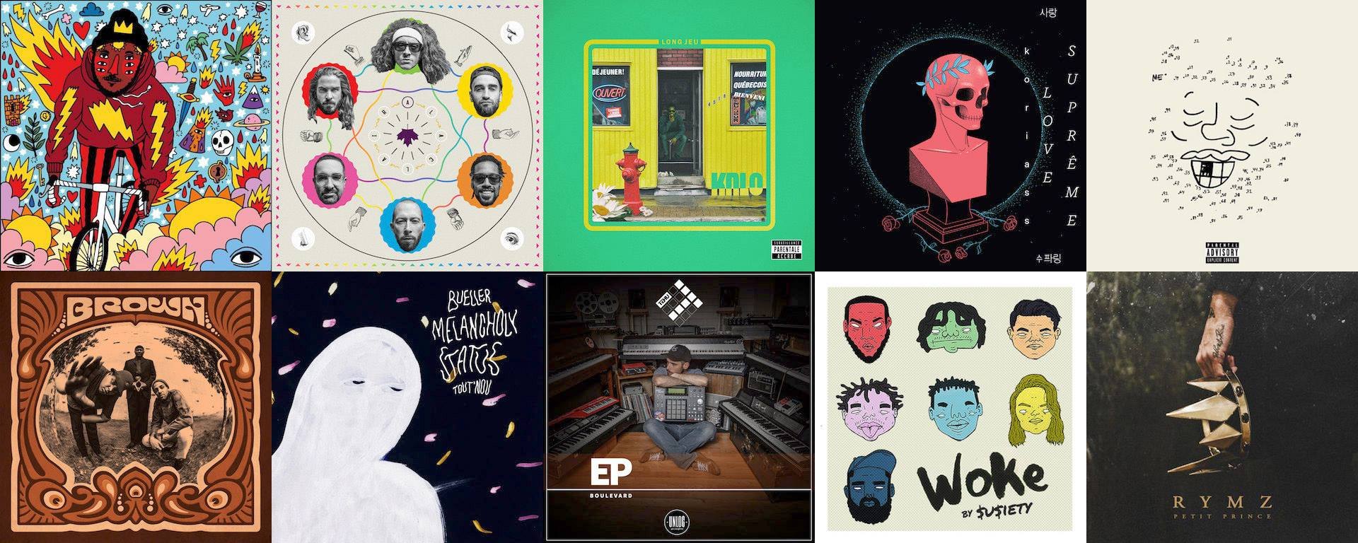 Rap local : les 30 meilleurs projets de 2016