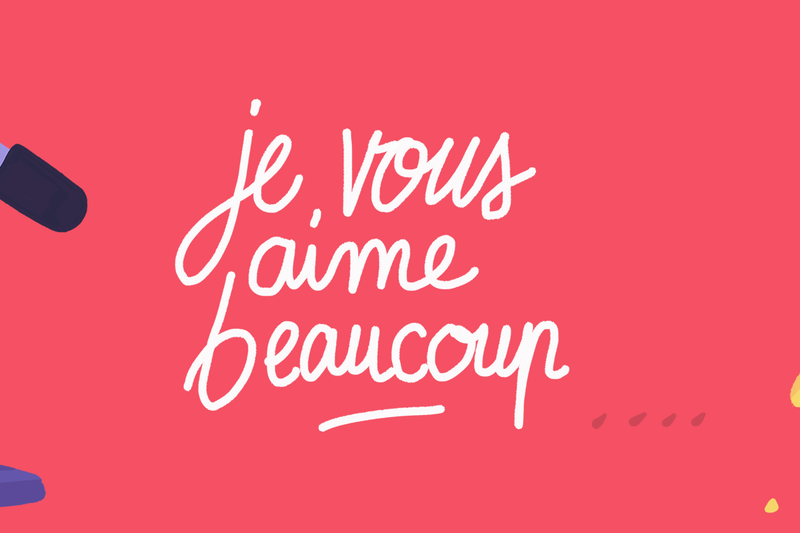 Je vous aime beaucoup