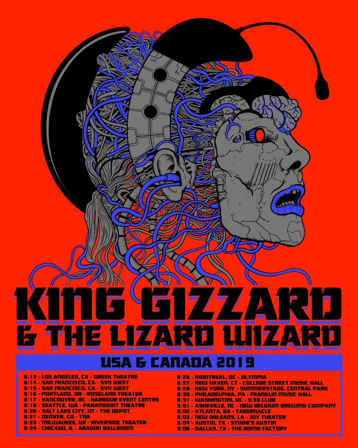 King Gizzard & the Lizard Wizard sera de passage à Montréal en août