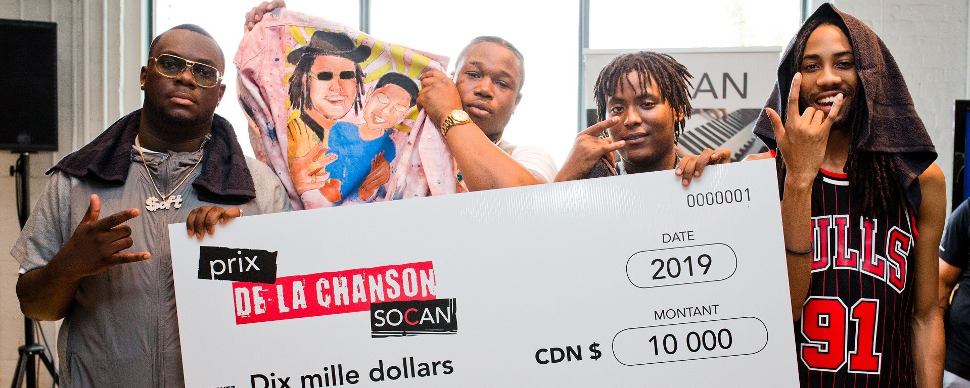 Tizzo, Shreez et Soft remportent le Prix de la chanson SOCAN