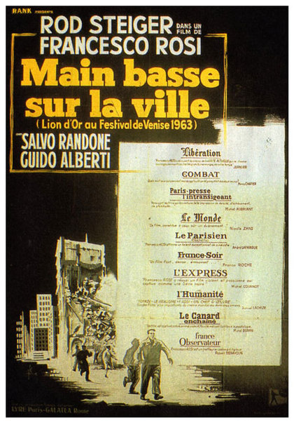 Main basse sur la ville