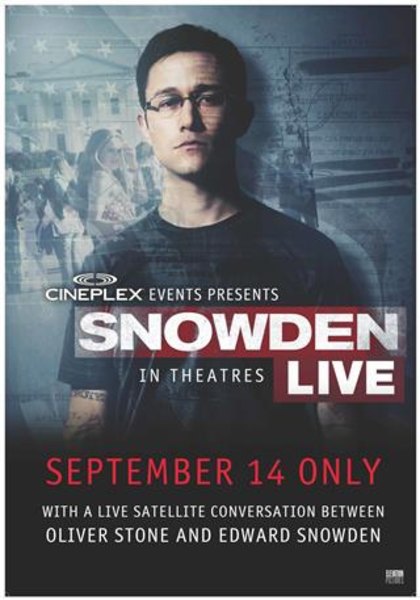 Snowden Premiere Live – a Conversation with Oliver Stone